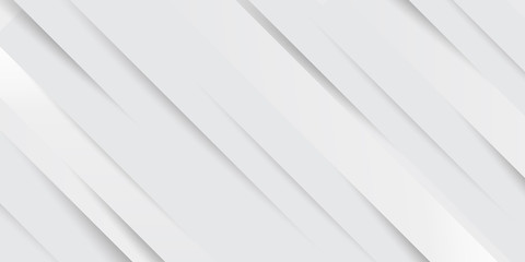 Obraz premium White Grey Line Cut Paper Abstract Background. layer element vector for presentation design. Suit for business, corporate, institution, party, festive, seminar, and talks.