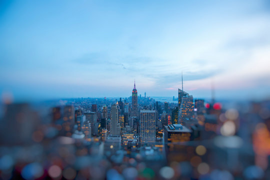 Sunset Empire State Building