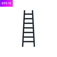 Ladder icon template color editable. Ladder business symbol logo vector sign isolated on white background illustration for graphic and web design.