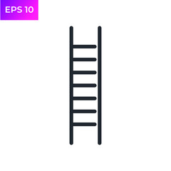 Ladder icon template color editable. Ladder business symbol logo vector sign isolated on white background illustration for graphic and web design.