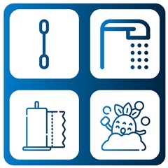hygienic simple icons set