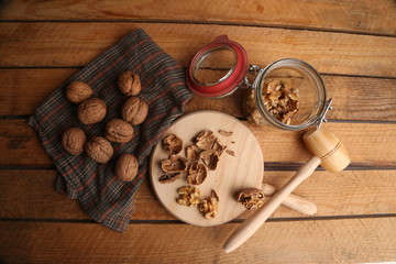 delicious walnut nuts if peel