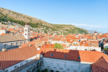 Obraz premium Old city of Dubrovnik with red roof tile