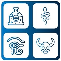 Set of evil icons