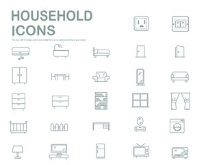 household icons