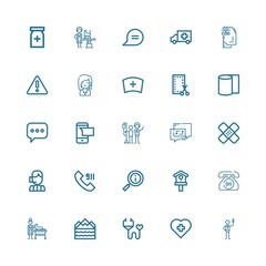 Editable 25 help icons for web and mobile