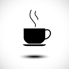 Tea cup icon. Vector illustration