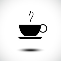Tea cup icon. Vector illustration