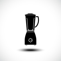Kitchen blender icon. Vector illustration