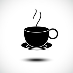 Tea cup icon. Vector illustration