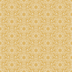 Gold background pattern. Background image in modern style. Seamless geometric pattern, wallpaper texture