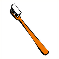 toothbrush vector illustration