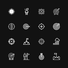 Editable 16 perfection icons for web and mobile