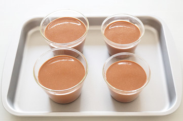 チョコレートプリン