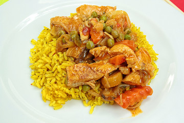 poulet et légumes sauce aigre-douce
