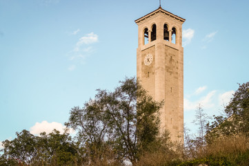 Fototapeta na wymiar Tower clock from Italy Europe