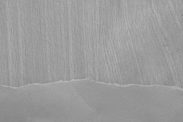 pieces of torn paper on wood texture background, copy space.