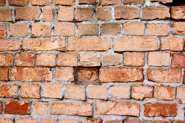Old brick wall. Can be used as background.