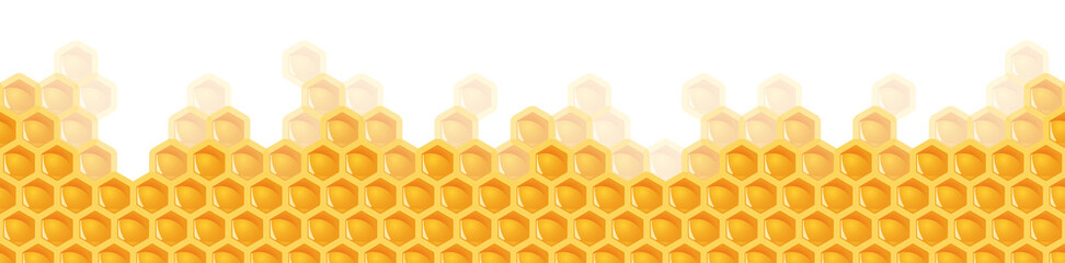 seamless honey comb background - obrazy, fototapety, plakaty