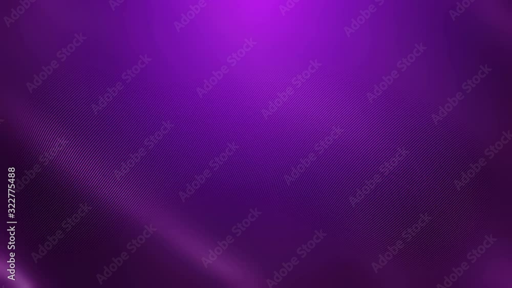 Wall mural abstract purple velvet mesh grid slow flowing waves animated seamless video loop decorative fractal 