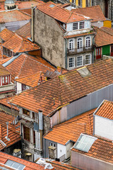 Obraz premium Panoramic views of Porto old center