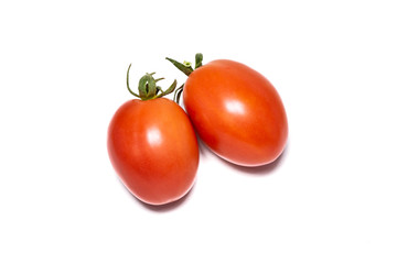 Tomatoes, isolated on a white background