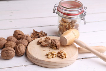 delicious walnut nuts if peel