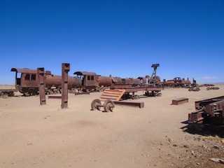Salt desert in Bolivia