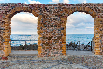 Cefalu. Sicily. Old city.