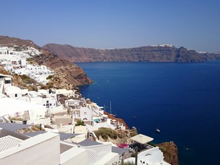 Obraz premium View in Santorini