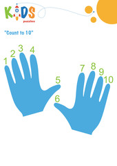 Learning numbers worksheet. Math worksheet. Easy colorful worksheet for preschool, elementary and middle school kids.