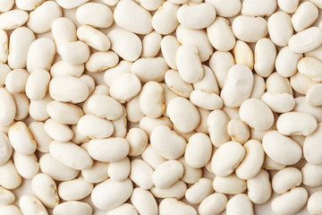 The texture of beans close-up