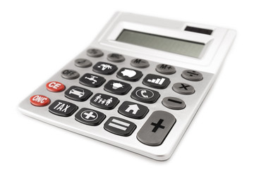 Calculator with household expenses