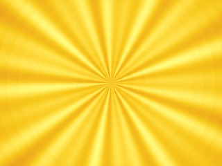 Golden Rays, Digital Art Illustration