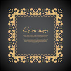 Simple squared frame