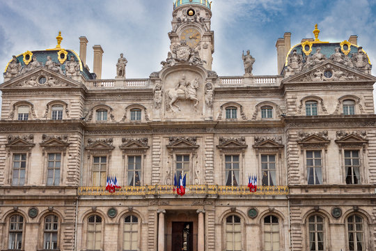 Place Des Terreaux In Lyon, France