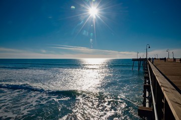 Fototapeta premium town of Pismo Beach on the Pacific coast of California