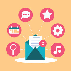 E-mail Marketing concept 