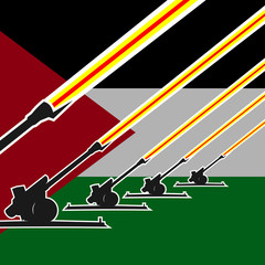 Armed, military conflict and confrontation in Palestine