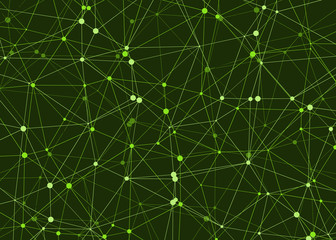 Abstract Low Polygon Mesh Generative Art background illustration