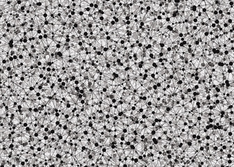 Abstract Low Polygon Mesh Generative Art background illustration
