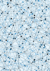 Abstract Low Polygon Mesh Generative Art background illustration