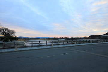 Fototapeta premium 渡月橋 京都 日本