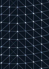 Abstract Low Polygon Mesh Generative Art background illustration