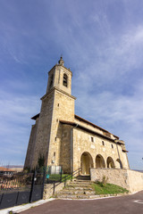 Fototapeta na wymiar The church of Elburgo in Alava (Basque Country)