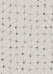 Obraz premium Abstract Low Polygon Mesh Generative Art background illustration