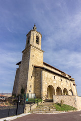 Fototapeta na wymiar The church of Elburgo in Alava (Basque Country)