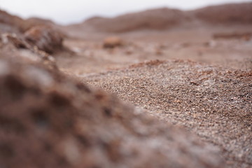 Paisaje árido de desierto
