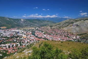 Fototapeta na wymiar Mostar city