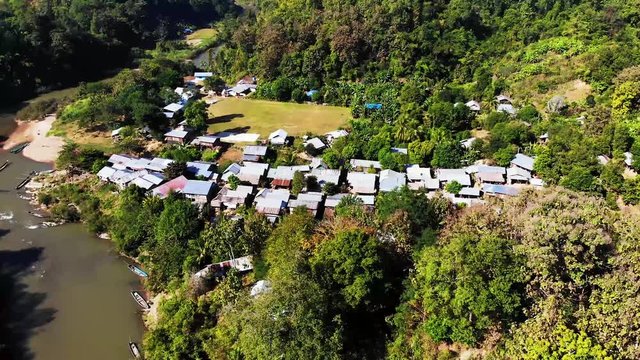 Ban Huay Pu Keng, Long Neck Village in Mae Hong Son Province in Thailand